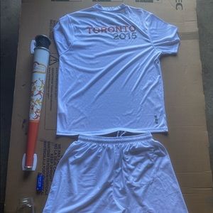 2015 PanAmerican panam games torch and relay clothes sports display piece